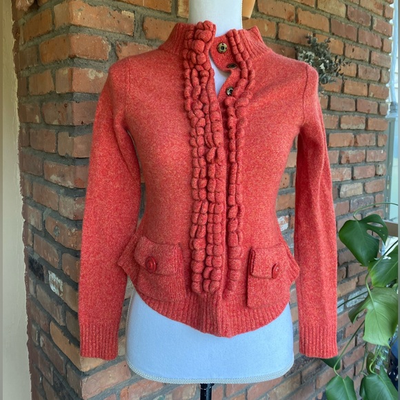 Moth Floating Sparkes Wool Snap Cardigan - Picture 2 of 6